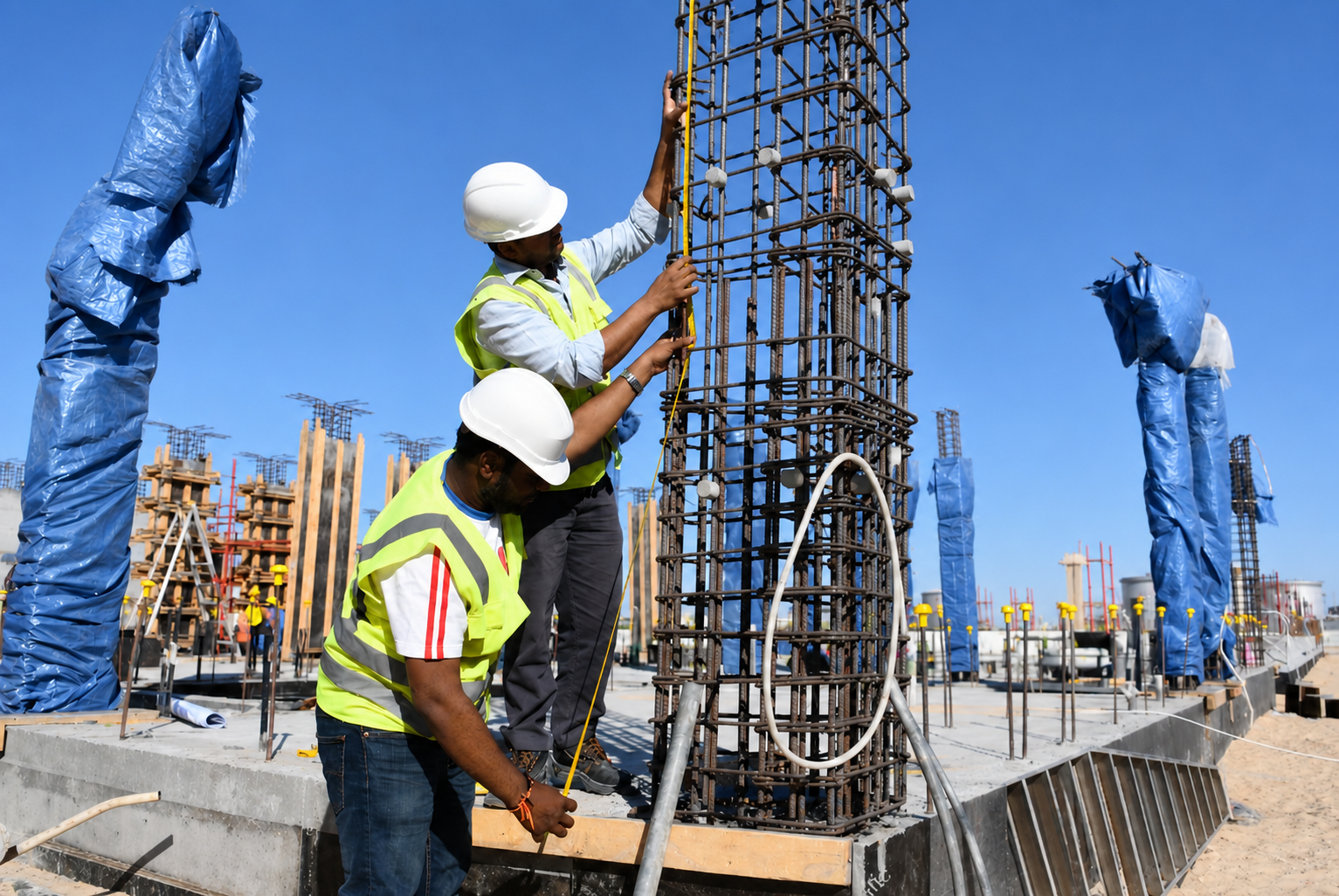 Column Reinforcement Setting-Out