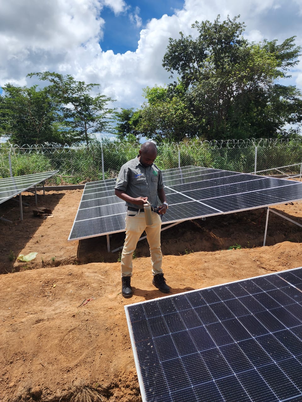 Off-Grid Solar Installation